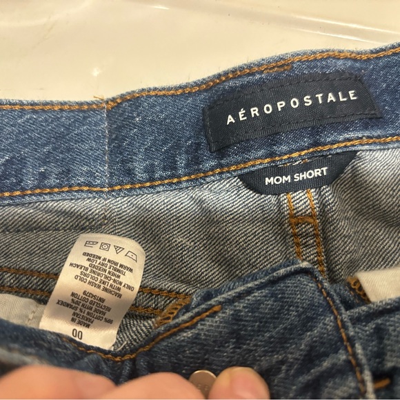 Aeropostle Mom shorts Sz 0 - Picture 2 of 4